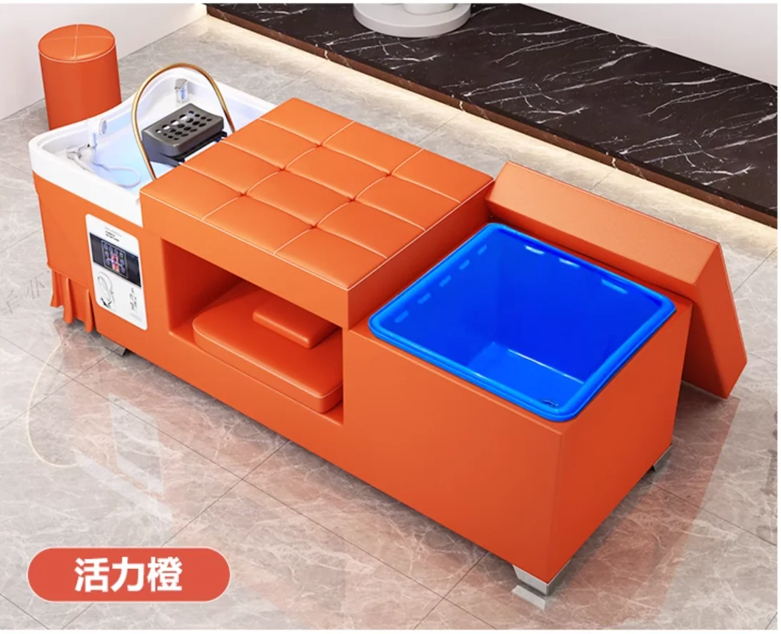 Water storage type, no need to connect water supply and drainage, head therapy, hair washing bed, hair salon, beauty salon, spec