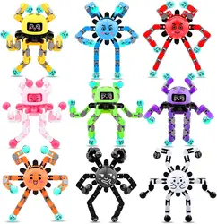Karanlık dönüştürülebilir Fidget Spinners kızdırma parmak cayro oyuncaklar dekompresyon deforme Spinner Goodie çanta acı parti iyilik
