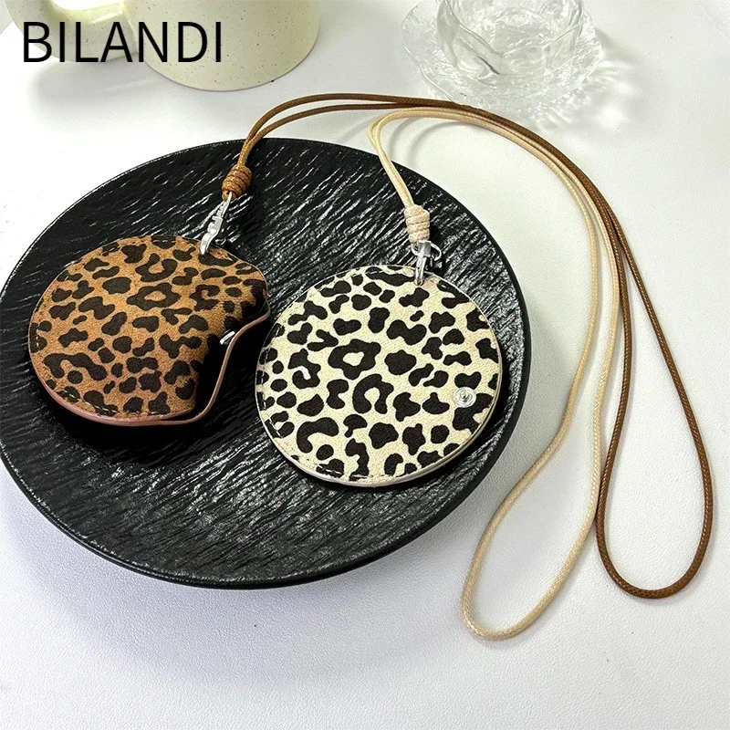 Bilandi Fashion Jewelry Modern Temperament Leopard Print Bag Pendant Necklace For Women Accessories Gifts Hot Sale