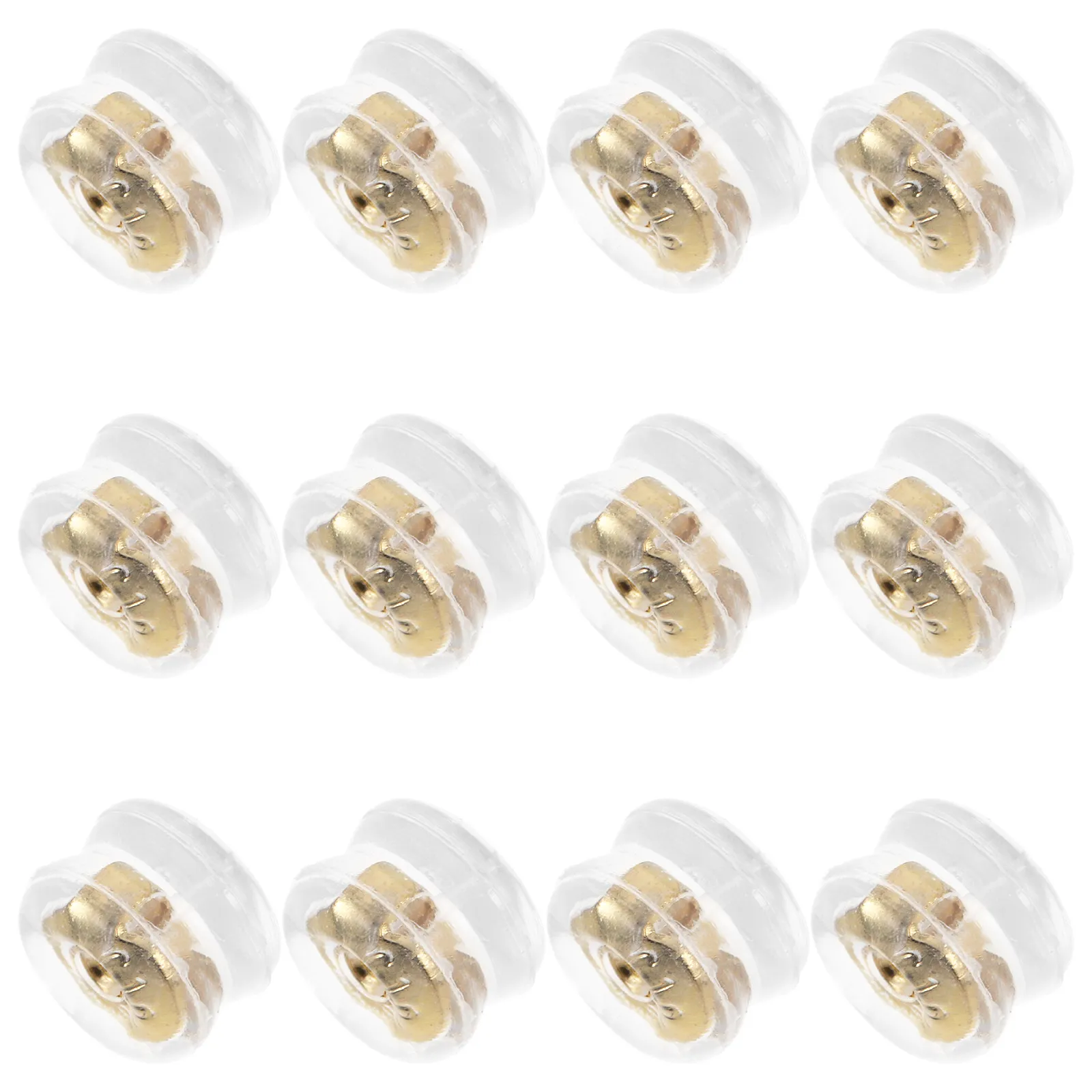 6Pairs Silicone Earring Backs for Studs Secure Anti-Loss Earring Locking Backs Comfortable Hypoallergenic Replacement Lifters