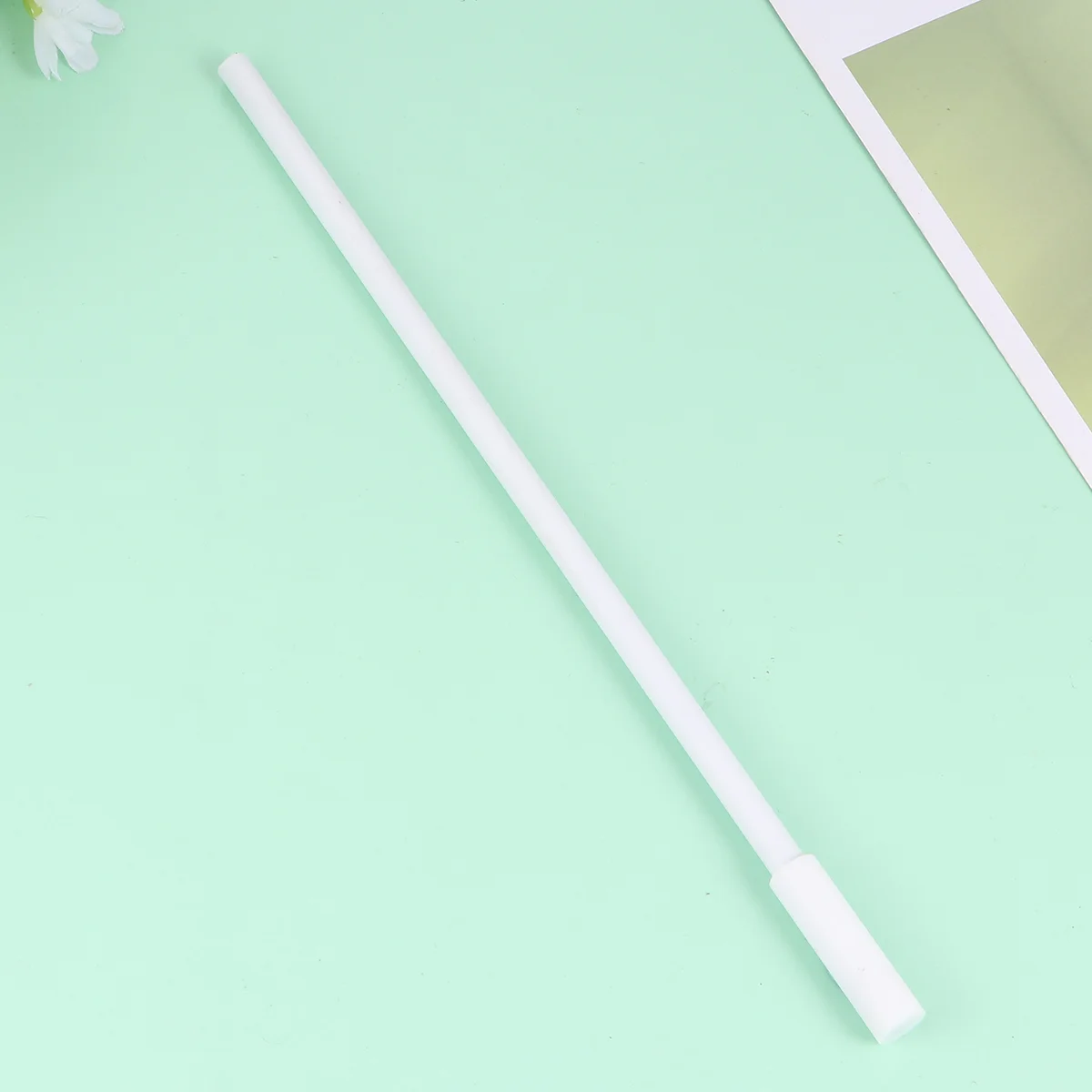 Laboratory Stirring Rods Coffee Whisk Paddle Automatic Stirrer White PTFE Muddler