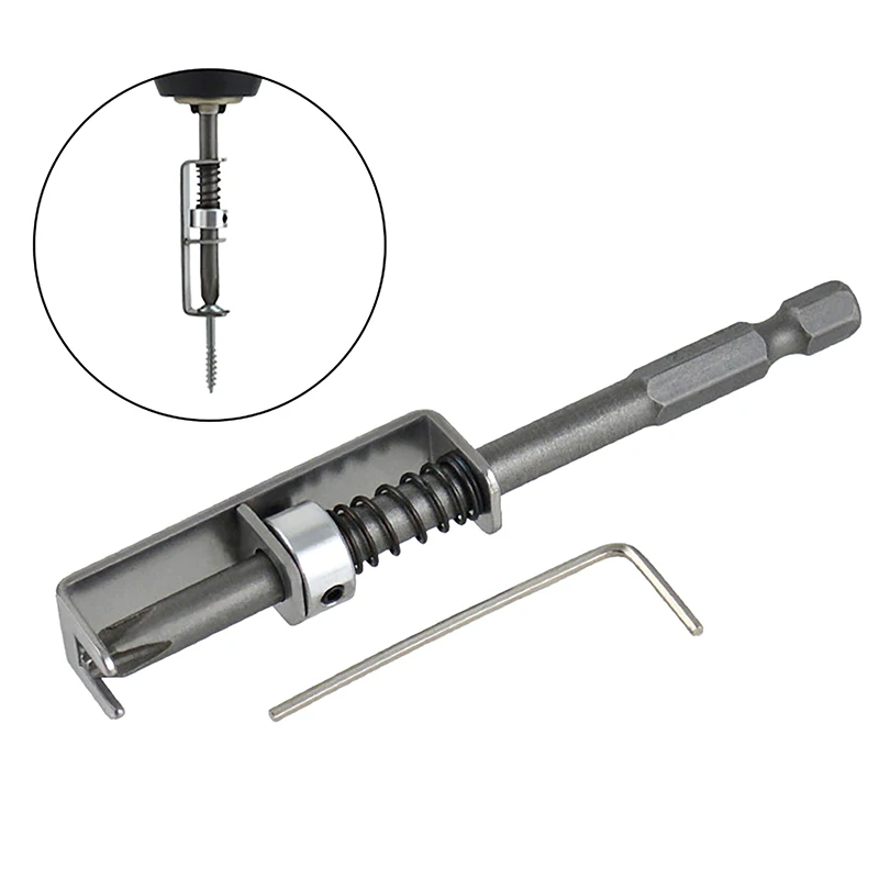 1/3/5-Piece Spring-Loaded Screw Holder Bit PH2x6MM One-Hand Operation Screw Setting Tool for Overhead & Tight Space Work|〔2025E〕