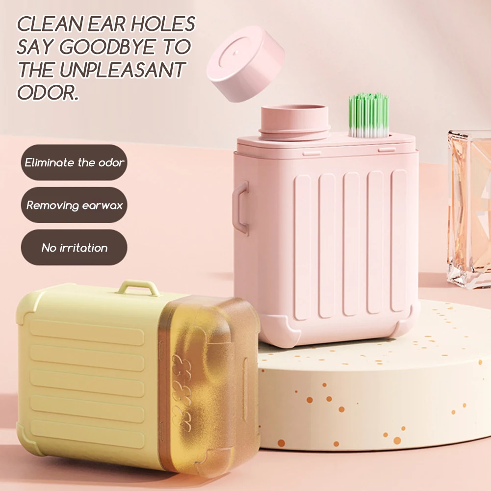 180/240Pcs Disposable Ear Hole Cleaner Ear Piercing Cleaning Tool Earrings Hole Clean Line Remove Dirt Odor Safe Ear Care Tool