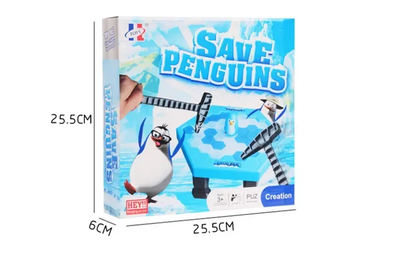 [Grappig] IJsbrekend Save the Penguin Game Volwassen Anti Stress Fidget Speelgoed Kinderen Ouders Familie Spelen Plezier Ouder-kind bordspel