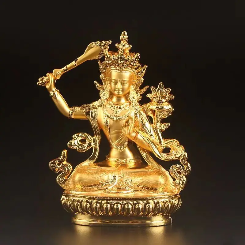 Tibetan Tibetan car ornaments alloy Manjushri carry small Buddha home offerings Buddha auspicious peace ornaments