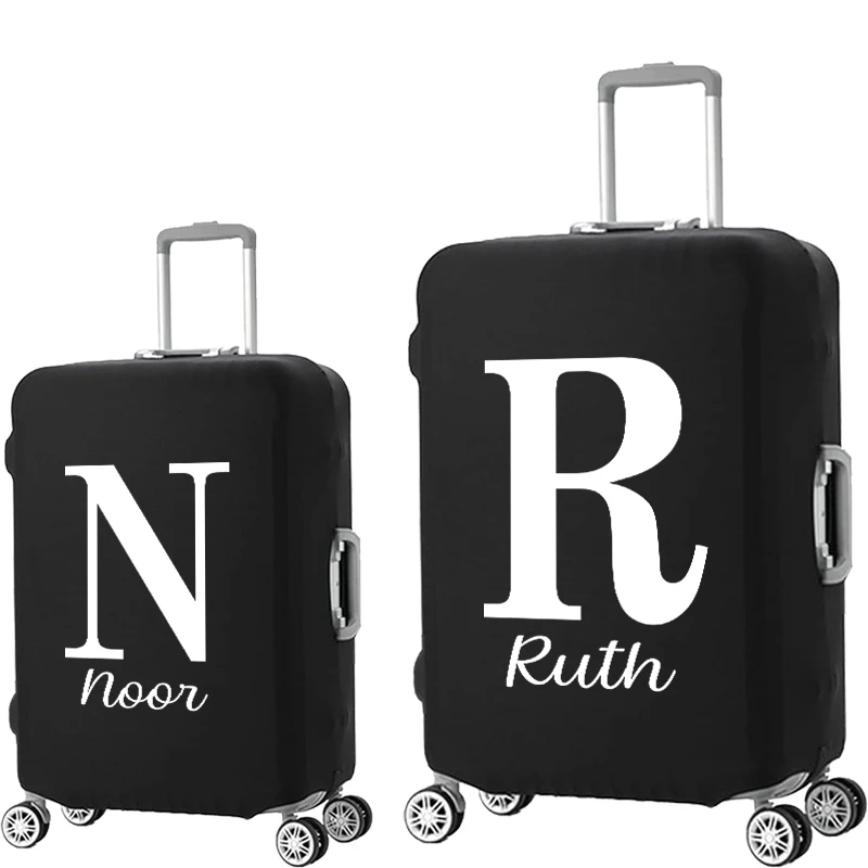 

Custom Name Luggage Cover Stretch Fabric Suitcase Protector Baggage Case for18-32 Inch Suitcase Case Travel Organizer