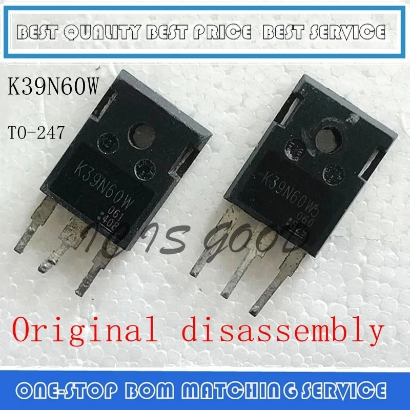 5PCS-20PCS TK39N60W K39N60W or TK39N60W5 K39N60W5 TK39N60 K39N60X 39N60X 39N60 TO-247 39A 600V Power MOSFET transistor