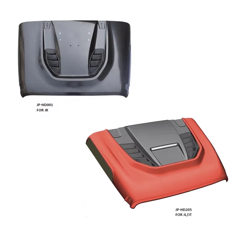 

JP16 ODM Hot Selling Engine Hood for Wrangler JK JL JT Capots Moteur Bonnet