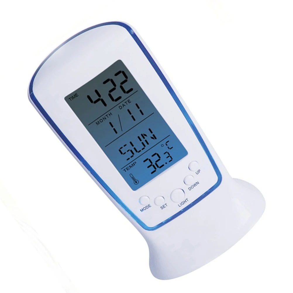 

Digital Alarm Clock LED Luminous Temperature Gauge Electronic Clock Portable Home 24hr Display Operated Large Screen