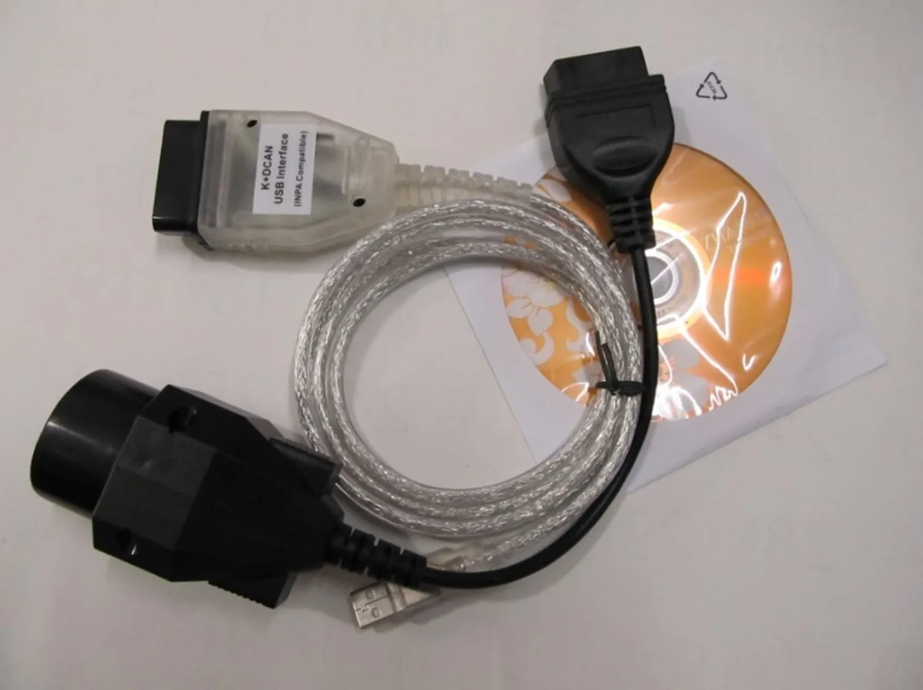 For BMW INPA K+DCAN K-Line OBD2 Car Connector and 20pin Cable for BMW Tool