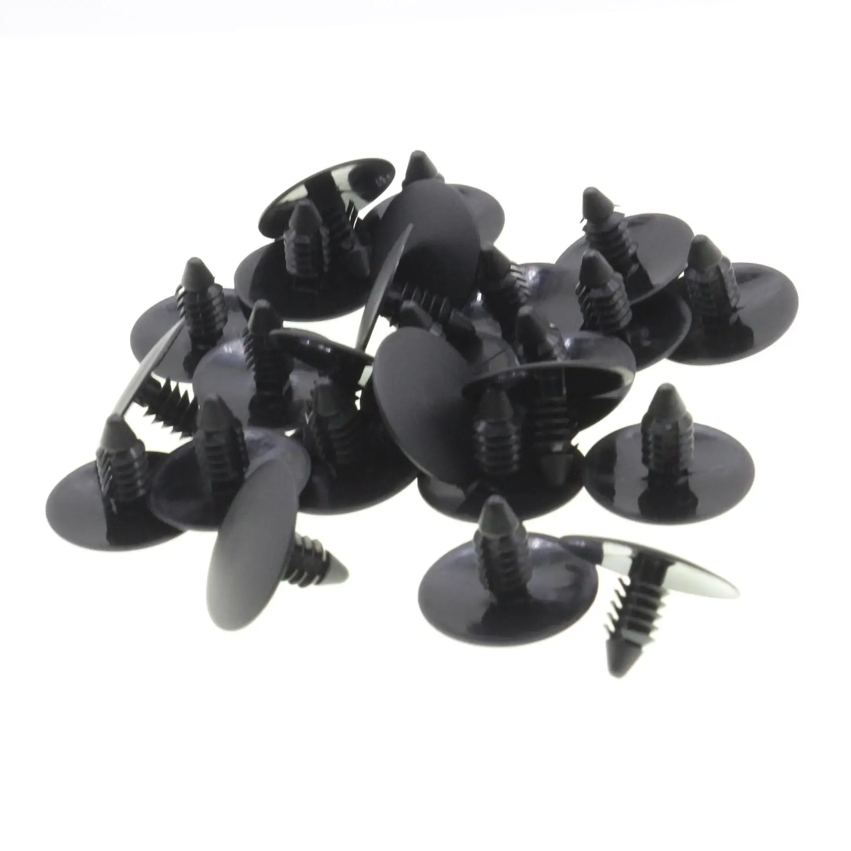 

25 pcs Trim Panel Push Pins Fender Shield Liner Clips Fit With Ford Dodge Chevy Jeep Chrysler Lincoln Black Retainers N806113-S