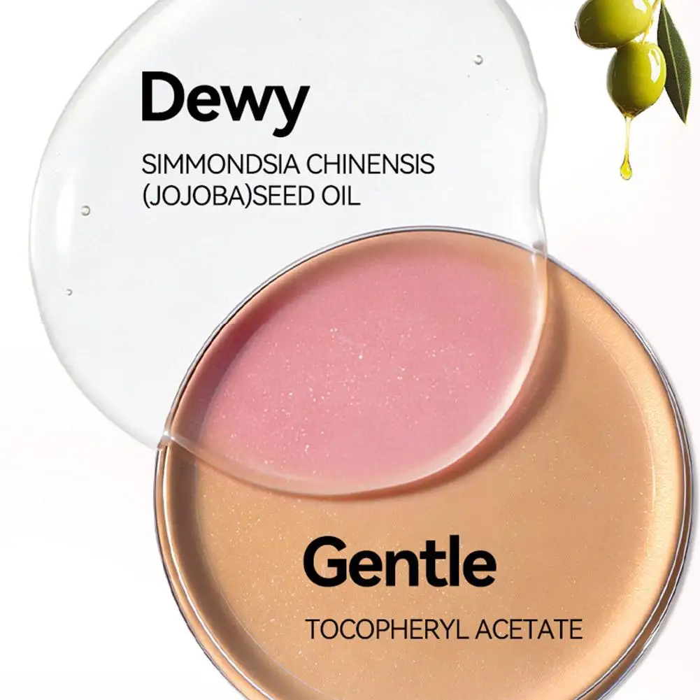 Rubor 3 en 1 que Cambia de Color, Bálsamo Labial en Crema, Lápiz Labial Hidratante, Maquillaje Natural para Labios, Mejillas y Ojos