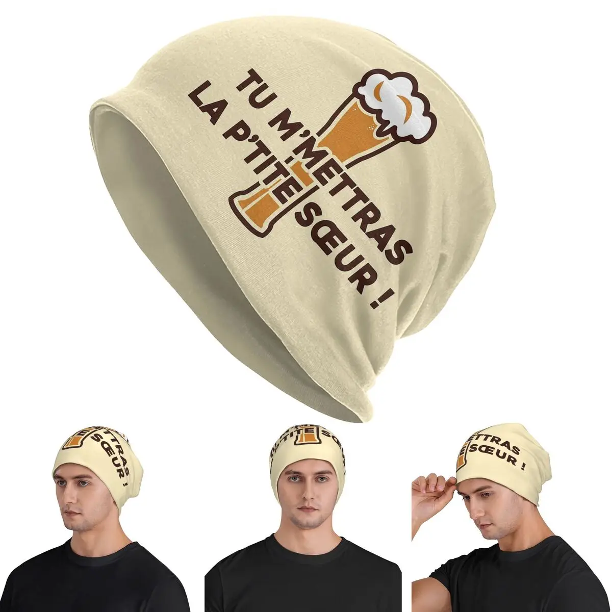 

You Will Send Me The Little Sister! - Dikkenek Skullies Beanies Hats Warm Autumn Winter Outdoor Cap Knitted Bonnet Caps Adult
