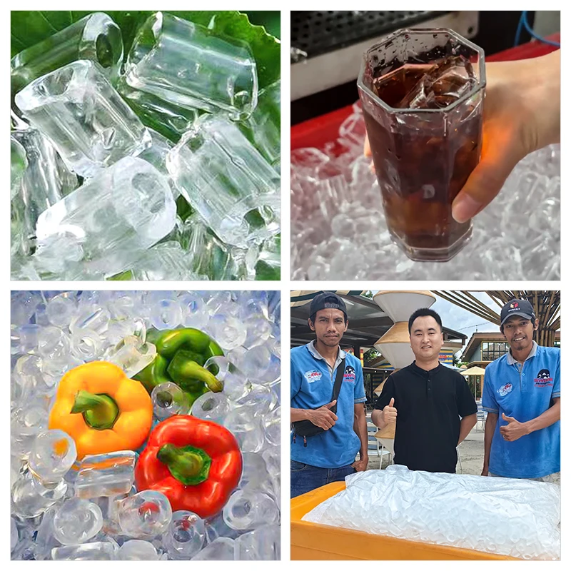 ICEMA HighQuality Tube Ice Machine for Business  Ice Maker with Tube Function Ice Factory Supply