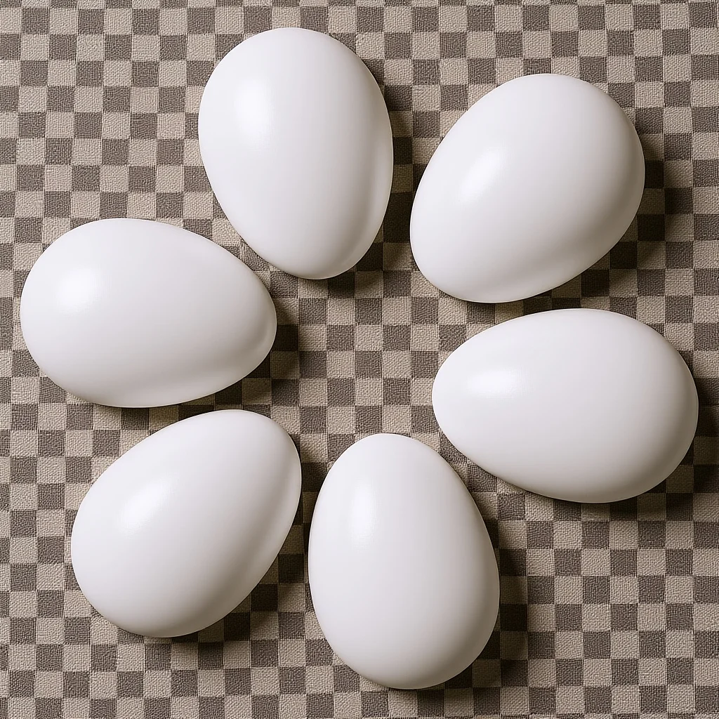 

30Pcs Parrot Fake Egg Realistic Solid Plastic Artificial Bird Egg for Breeding Cycle Management Nest Replacement Hatching Aid