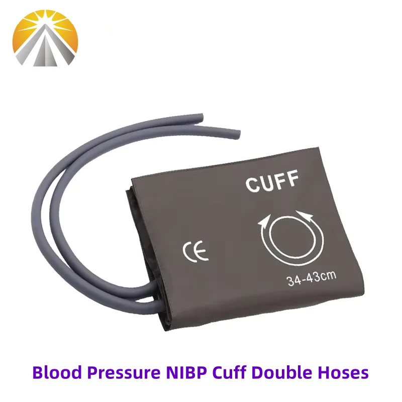 All Sizes In One Set Reusable Blood Pressure NIBP Cuff With Double Tube For Neonates to  Adult Size Patient Monitor Double Hose