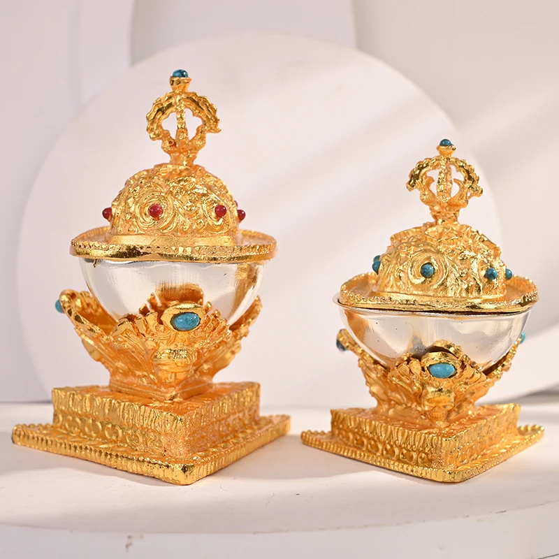 

Buddhism, Tantra, exquisite, alloy buddha kapala-bowl, 2 size optional