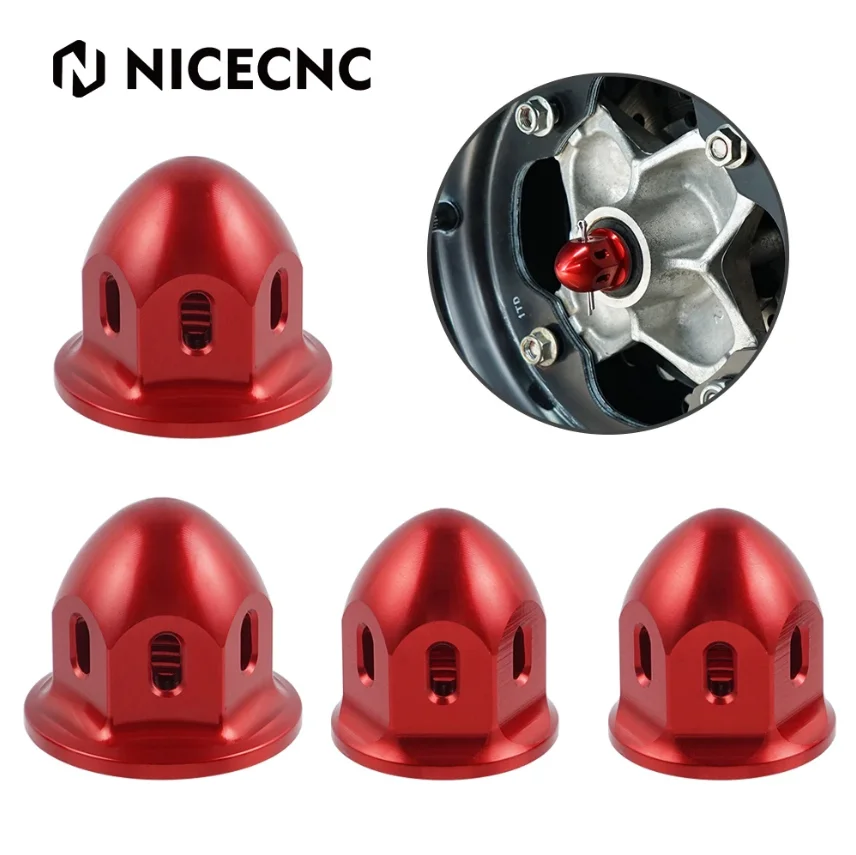 

Гайки шпинделя переднего и заднего колеса квадроцикла для Yamaha Raptor 700 700R YFZ450 YFZ450R Grizzly 350 400 4 шт. гайки шпинделя