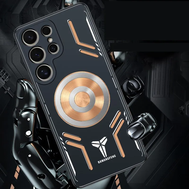 

Graphene Cooling Case For Samsung Galaxy s25 Ultra S24u s24 s25 bPlus Case Heat Dissipation Magnetic Car bracket Metal Cover