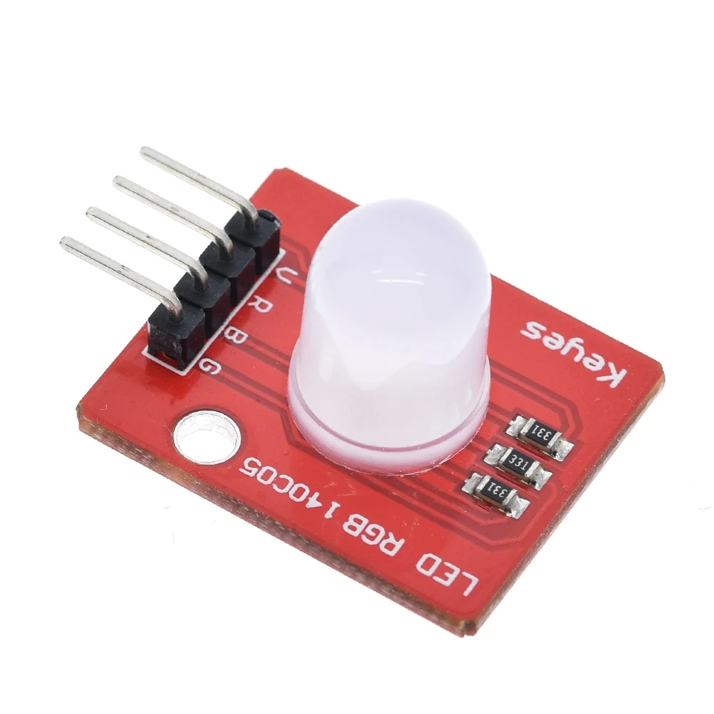 TZT 10mm Full Color RGB LED Module140C5 Electronic Building Blocks for Arduinos DIY Starter Kit