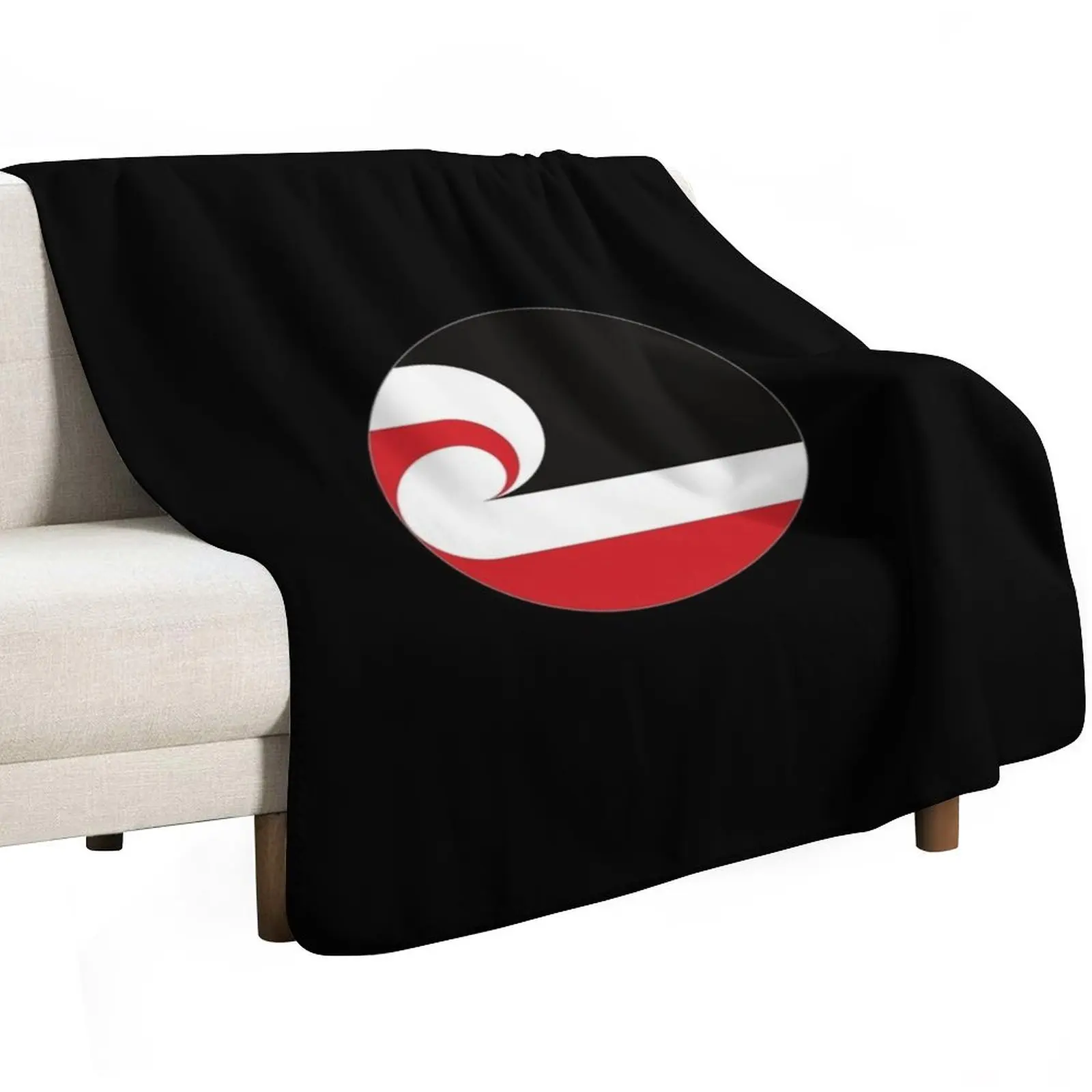 Tino Rangatiratanga Flag Symbol Throw Blanket Decorative Beds for sofa sofa bed warm winter bed plaid blankets ands Blankets