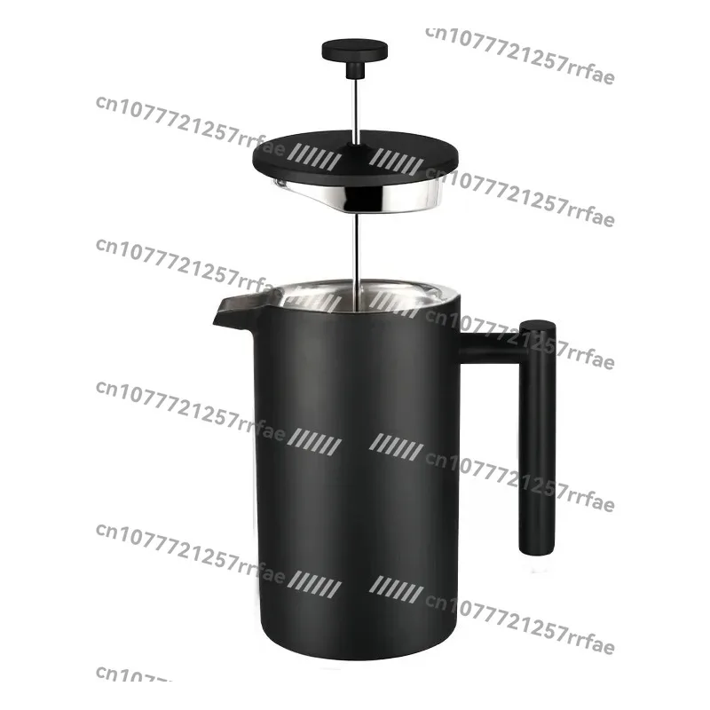 1000ml French Press  Maker and Tea Pot Thermal Kettle Press Cafe Brewed Coffeeware Teaware Filter Strainer