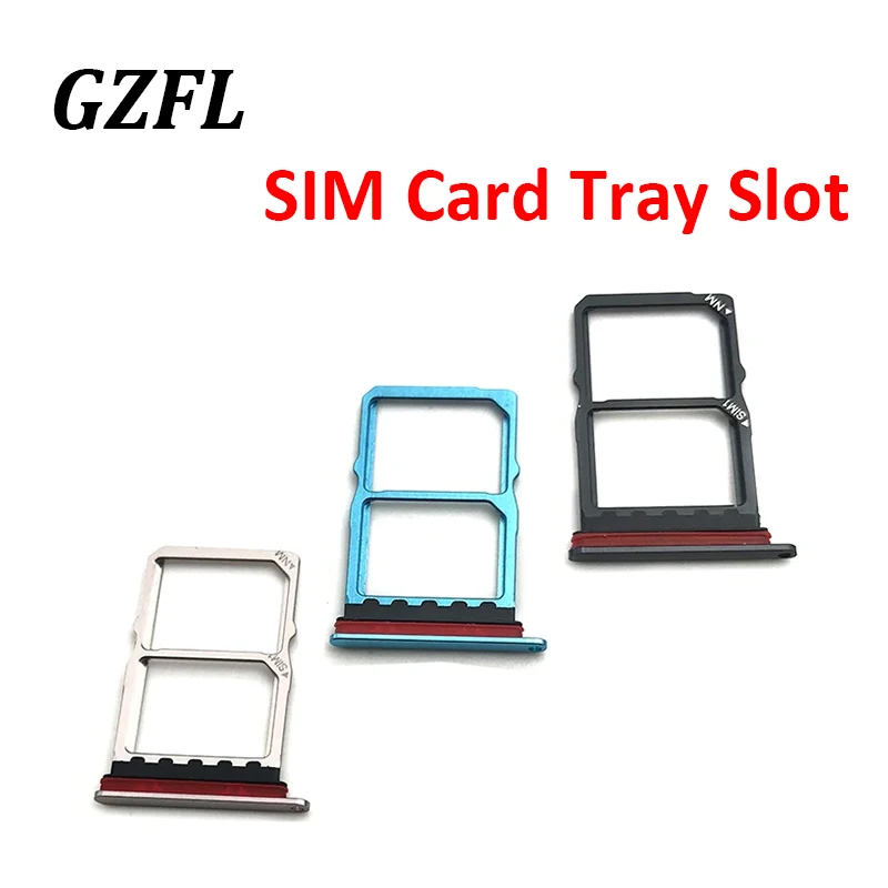 For Huawei P30 Lite Sim Card Reader Holder Dual Single Chip Tray Holder Slot Adapter