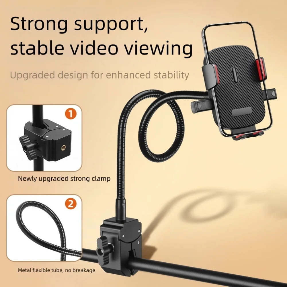 

360 ° Регулируемая подставка для телефона на руль для мотоцикла, велосипеда, противоударный велосипедный руль, кронштейн для смартфона