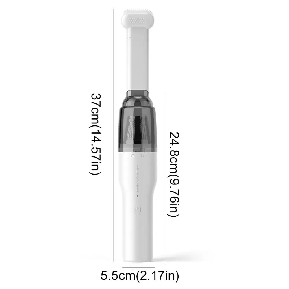 Portable Mini Car Vacuum Cleaner Auto Cordless Desktop Vacuum Cleaner Rechargeable Handheld Dust Remover Living Room