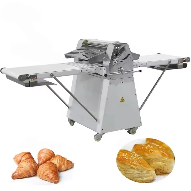 Mini Compact Dough Sheeter Croissant Dough Laminator Pastry Dough Roller For Flaky Sheets Home Artisan Baking
