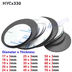 Dia 17-70mm Round Self Adhesive Backing Silicone Rubber Furniture Pads Anti-Slip Shock-Absorbing Cushion Cabinet Feet Spacer