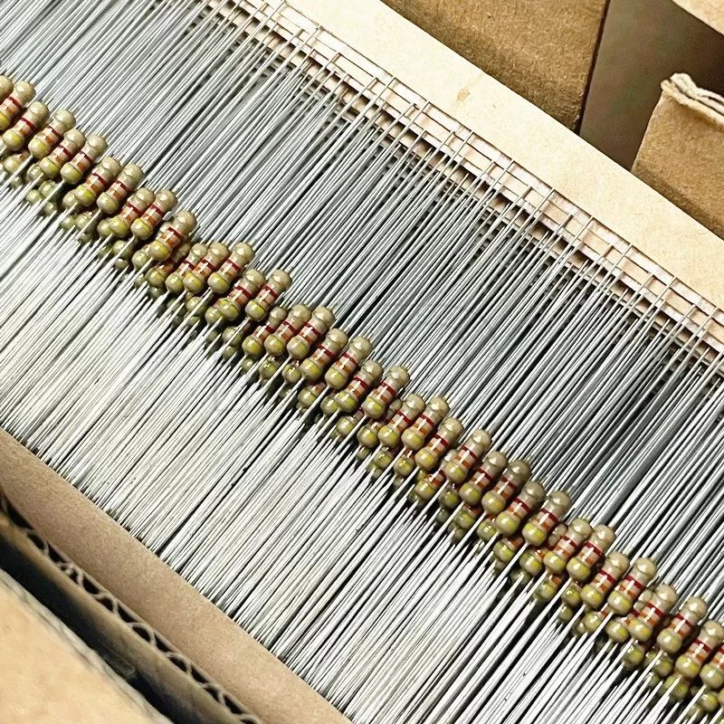 100PCS 1/4W 0.25W 5% Carbon Film Resistor CFR Wire Wound Resistor Fuse Winding Resistance 0.1R 0.47 0.51 10 22 33 47 220 330 470
