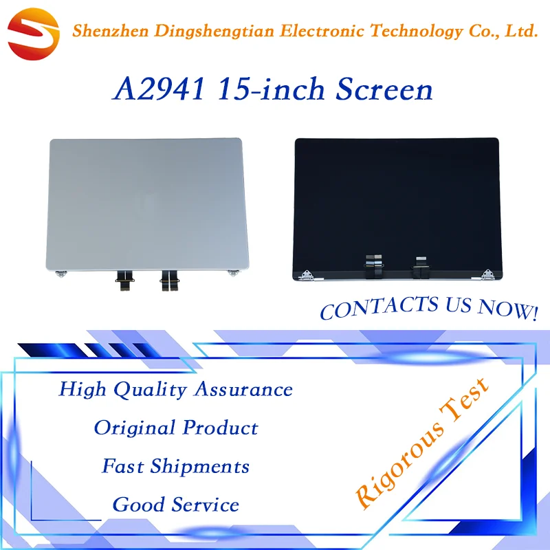 

Original Brand New M2 Air A2941 LCD Screen Display for MacBook Air 15" Panel EMC 8301 2023 Year Replacement Repair Sliver Gray