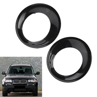 2pcs Fog Lamp Frame For BMW X3 E83 LCI 2007 2008 2009 2010 Front Bumper Light Cover Trim Primed 51113423790 Car Accessories