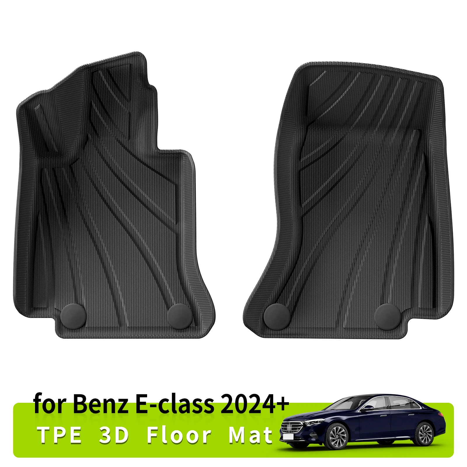 

Fit for Benz E-Class 2024 2025 Floor Mats Trunk First row Pad Waterproof Anti-Slip TPE Accessories Left Hand Driving