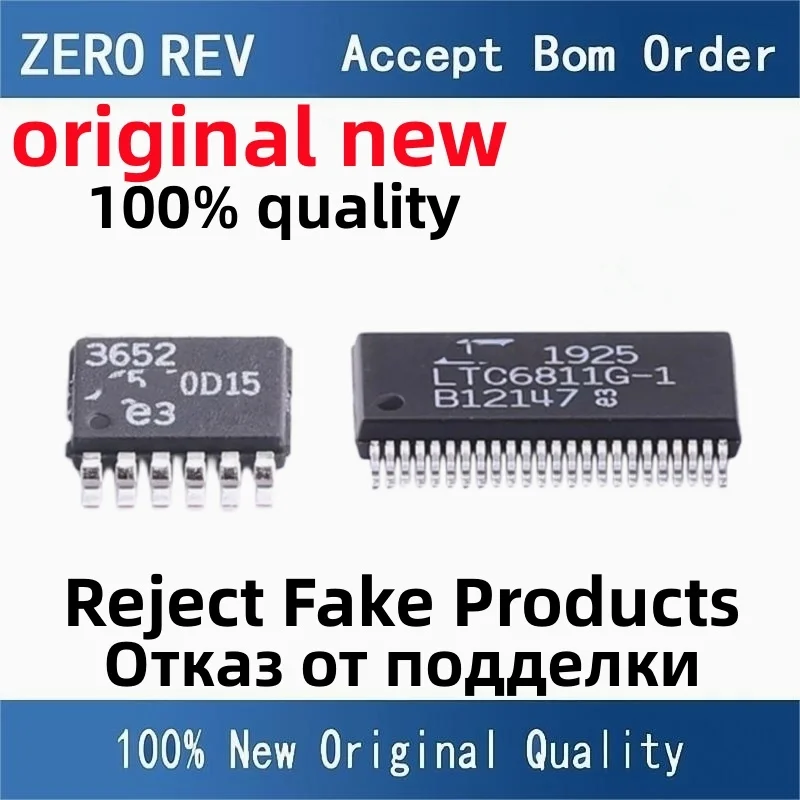 2-10Pcs 100% New free delivery LT3652IMSE#TRPBF LT3652IMSE MSOP-12-EP LTC6811HG-1#3ZZTRPBF LTC6811HG-1 SSOP-48 SSOP48 chips ic