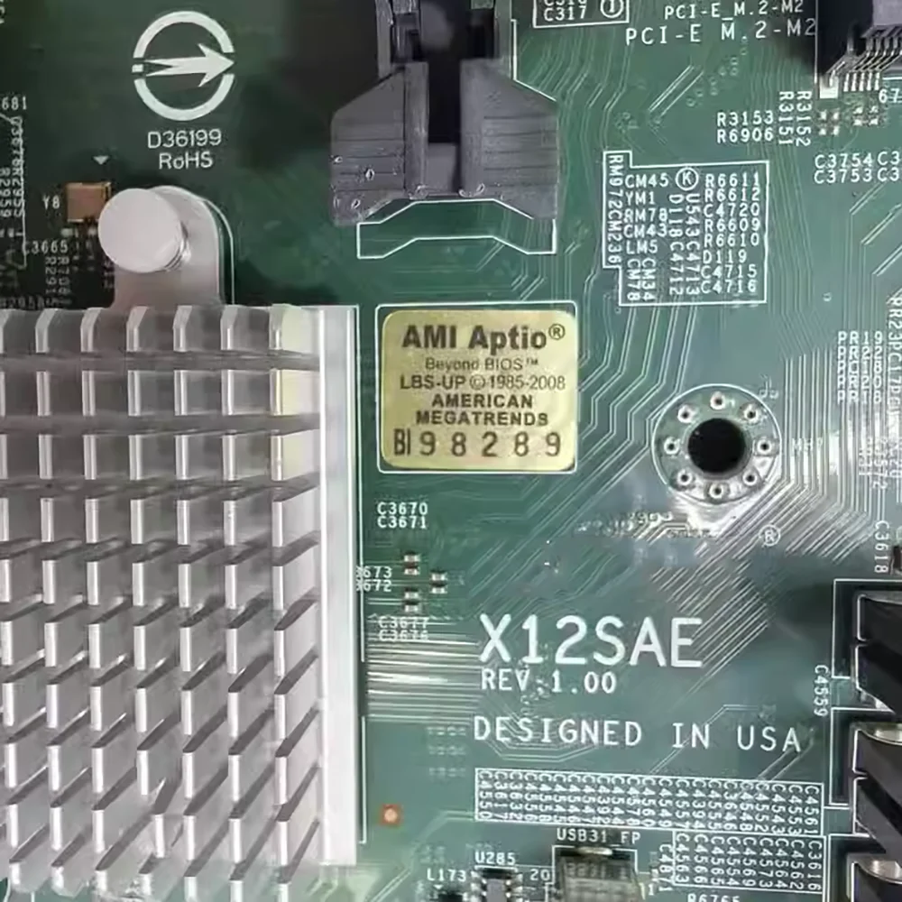 Для одноканальной материнской платы рабочей станции Supermicro 10-го поколения Core i9 i7 i5 i3 DDR4 SATA3 LGA1200 X12SAE