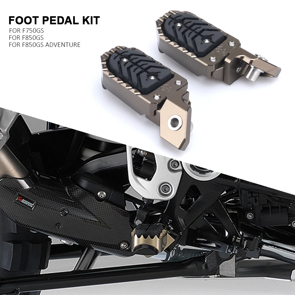 

NEW Foot Rest For BMW F 750 GS F750GS F 850 GS ADVENTURE F850GS ADV Adventure Motorcycle Footrest Footboards Front Pedal