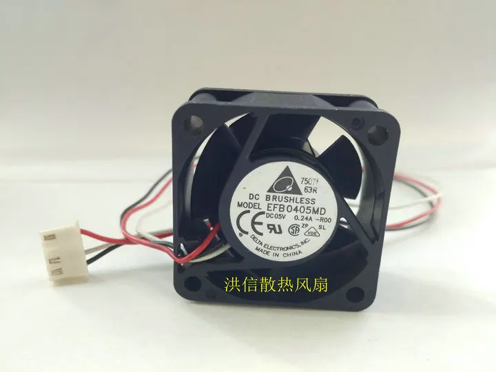 

Freight free Delta 4020 EFB0405MD - ROO DC5V 0.24A switch server cooling fan