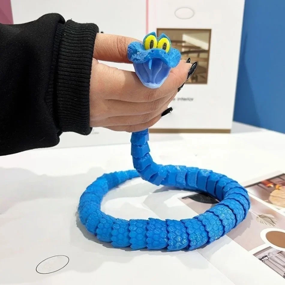 

Gary Snake: Disney Zootopia 2 Articulated Simulation Toy Snake, 3d Printed Snake Gary Model Stress Relief Toys Child Gift