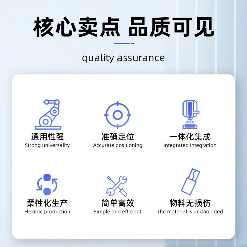 Braço robótico de reconhecimento visual WTX mão de aranha flexível de alta precisão