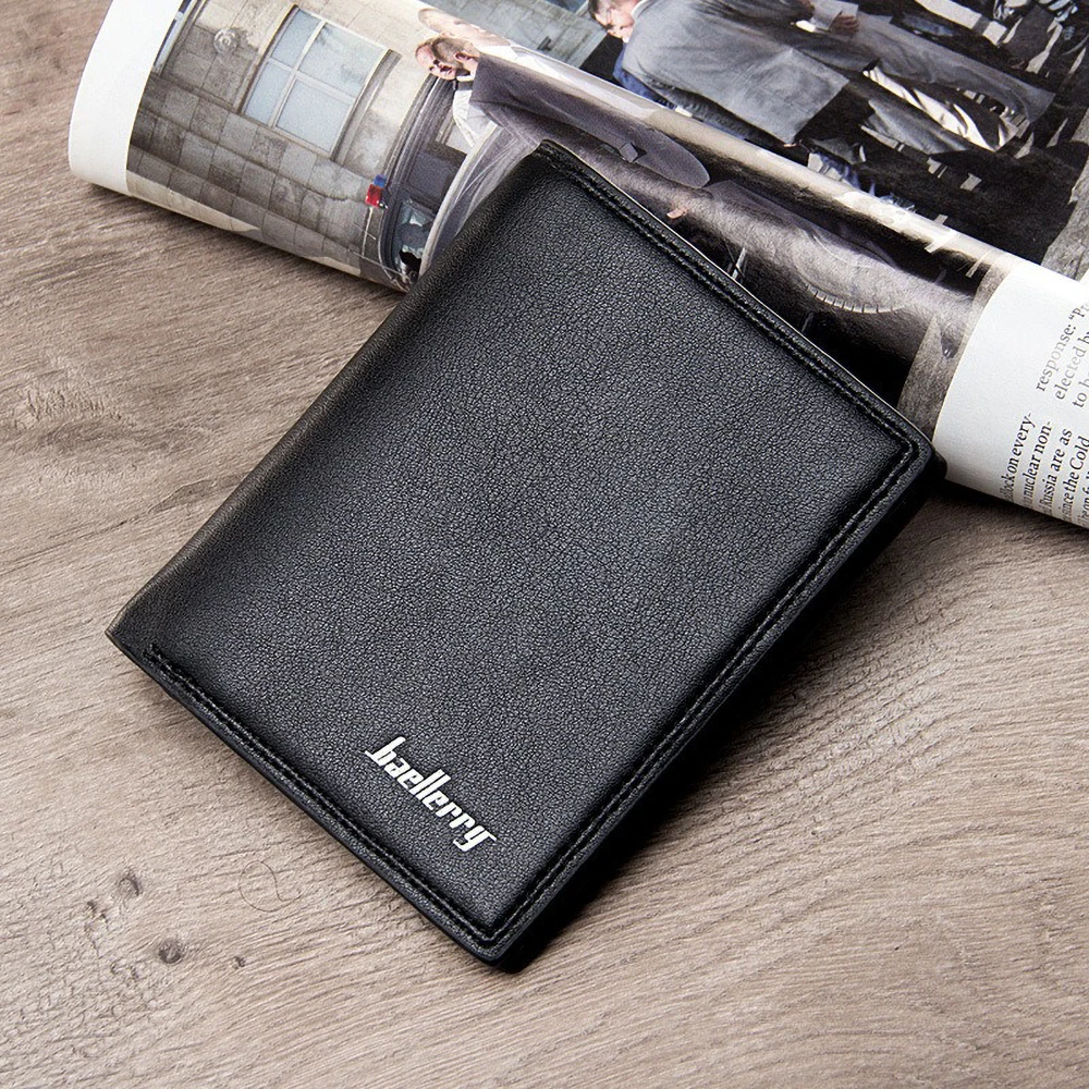 Baellerry Butterweiche, schlanke Geldbörse für Herren, minimalistischer Kartenhalter aus PU-Leder – Vordertasche, RFID-blockierender Geld-Organizer – Detail 26
