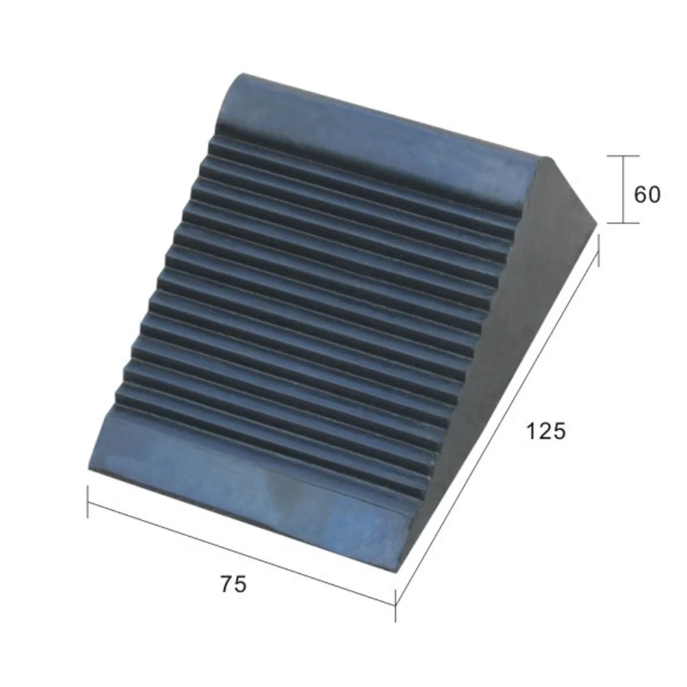 

2 Pcs Wheel Ramp Pad Tire Triangle Car Garage Stopper Parking Block for Tool Professional Chocks Multiple Jobs