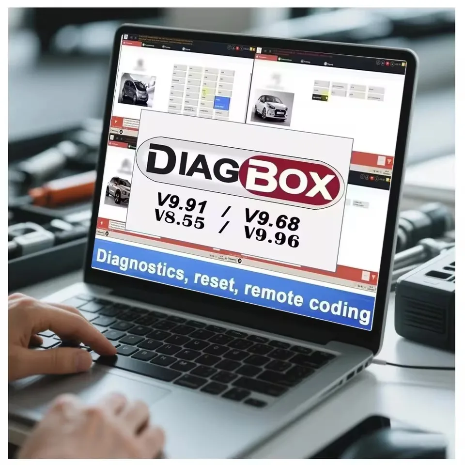 

Newest 2025 V9.96 9.91 8.55 9.68 Diagbox Car Diagnosis Software Multi-Language Fully Working for Peugeot Citroen