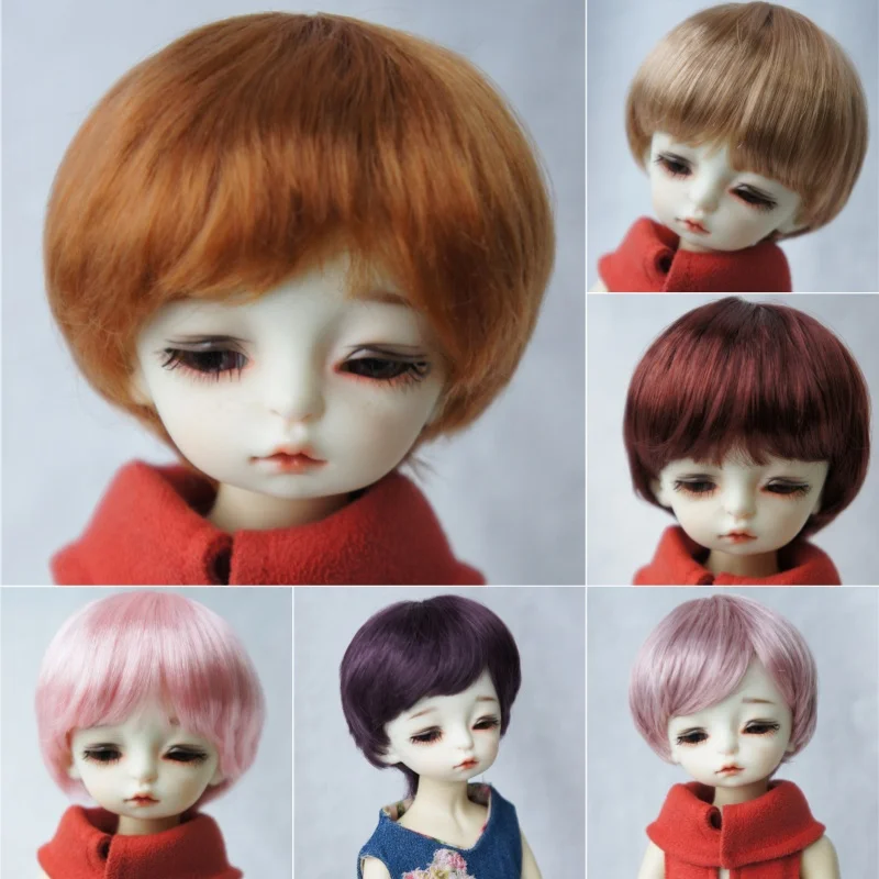 

Jusuns Doll wigs D28053 6-7inch 16-18CM Enfanct baby cut synthetic mohair BJD wigs 1/6 YOSD Doll accessories