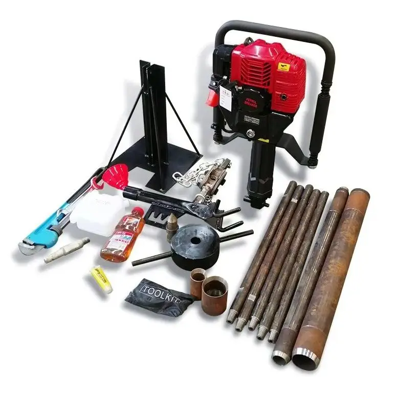 

Customized Soil Sampling Backpack Drill Rig Petrol Diesel 15-Meter Rock Concrete Lightweight Single-Operated Corer