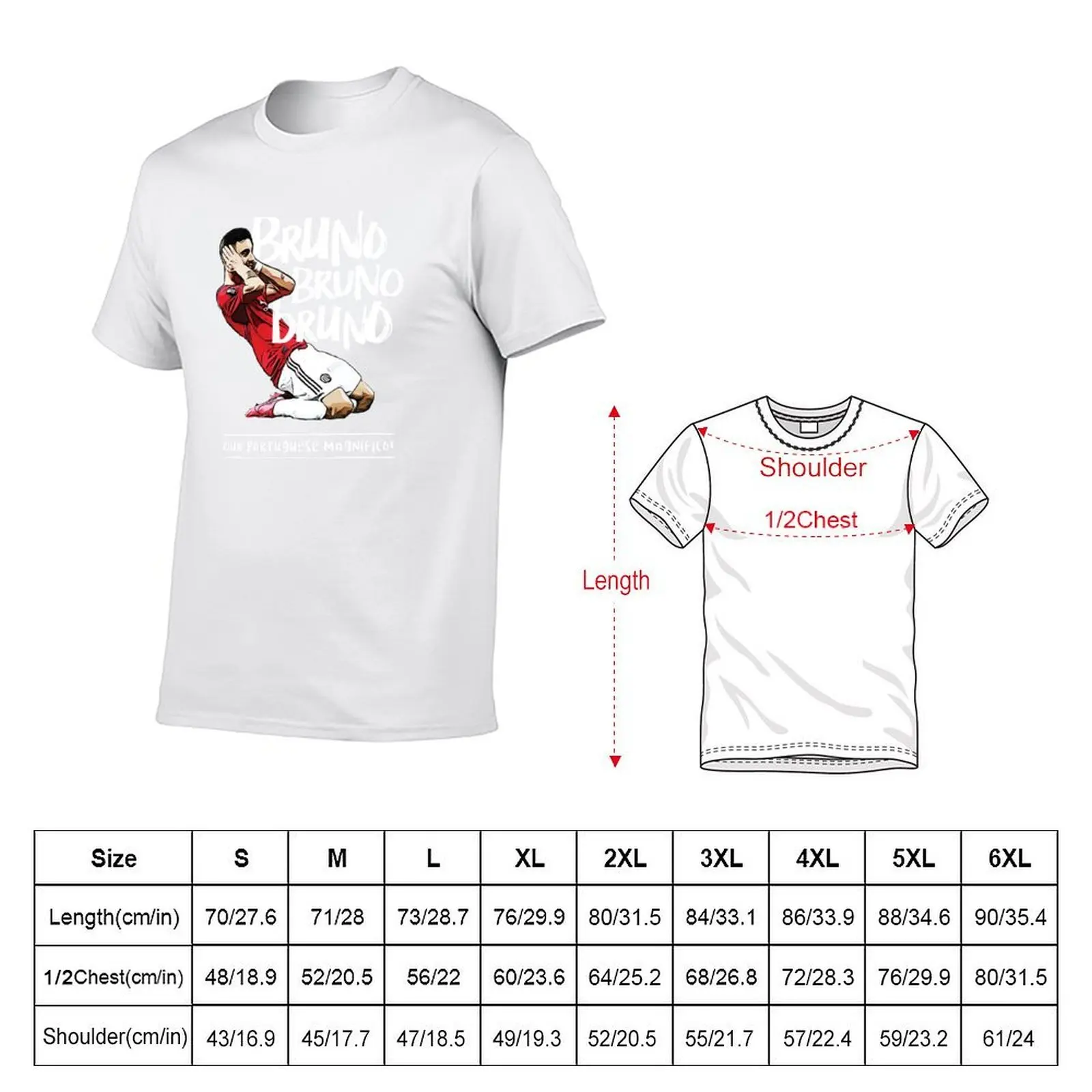 Bruno, Our Portuguese Magnifico White T-Shirt t shirts for man pack cotton funny t shirts man T-Shirt
