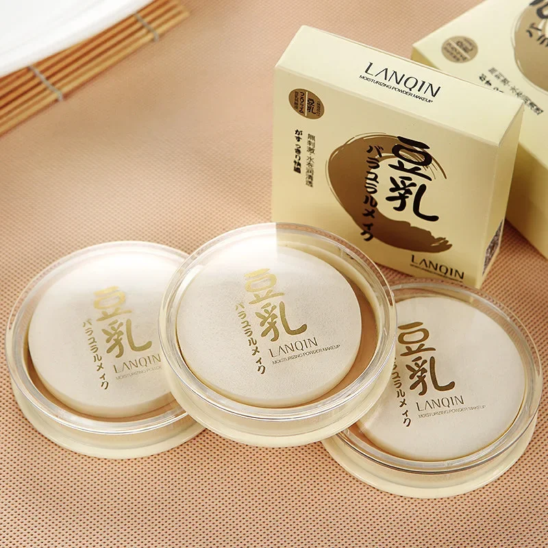 Transparent Pressed Powder Long Lasting Oil Control Face Foundation Waterproof Whitening Skin Finish Concealer