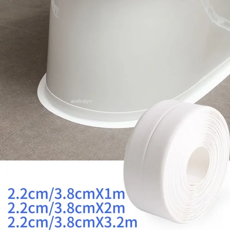 Cintas de sellado de Pvc para baño y ducha, cinta autoadhesiva para fregadero, estufa, tira de grietas, cintas selladoras para esquina de bañera y cocina