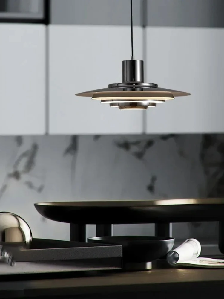 Nordic Lamp Wit Zilver Metaal E27 Minimalisme LED Kroonluchter Art Design Keuken Slaapkamer Woondecoratie Verstelbare Hanglamp - afbeelding 2